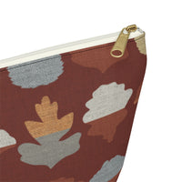 Frond Accessory Pouch w T-bottom in Red